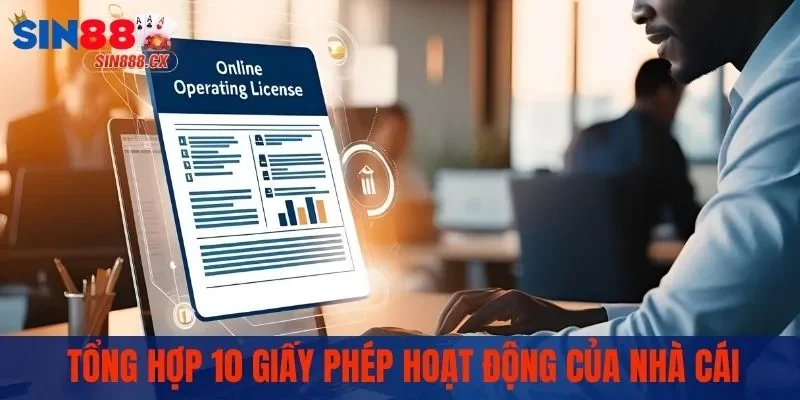 Tổng hợp 10 giấy phép hoạt động của nhà cái